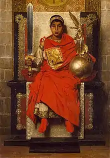 The Emperor Honorius by Jean-Paul Laurens, 1880(Chrysler Museum of Art)