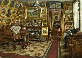 Librarian Segerstéen in his home (1886)