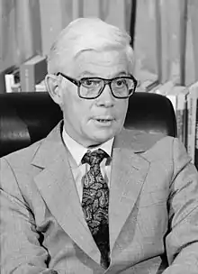 Former Congressman John B. Anderson of Illinois