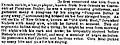 Part of a news clipping discussing how George Nichols looked at John Picayune Butler and "Corn Meal" as inspiration to begin singing "Jim Crow" in blackface. 24 November 1860 in the New York Clipper.