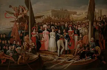 The Landing of Ferdinand VII at the Port of Santa María