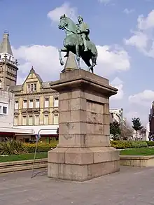 Equestrian monument to George III, London Road, by Richard Westmacott (1818–22; Grade II)