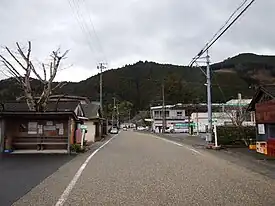 View of Chikatsuyu main street.
