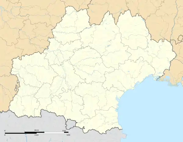 Toulouse is located in Occitanie
