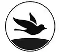 Pictogram for Largo da Paz (lit. 'Peace Square') station, depicting a dove
