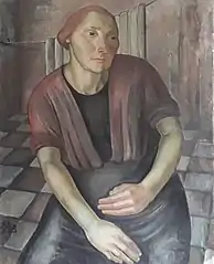 The catalogue for an exhibition in 2012 at Reale Albergo delle Povere (it) claims that this oil painting is from 1932, furthermore claiming it is "Washerwoman"