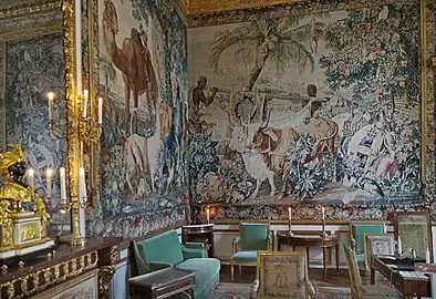 Tapestry in the salon of guests of Intendant