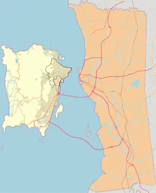 Relau is located in Central George Town, Penang