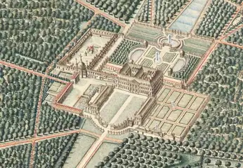 The Château of Mariemont in its heyday (1780)