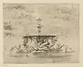 Louise Danse, La fontaine des jardins Borghèse, Royal Library of Belgium