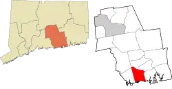 Westbrook's location within the Lower Connecticut River Valley Planning Region and the state of Connecticut