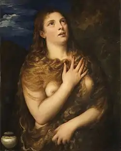 TitianPenitent Magdalene. 84 × 69 cm.