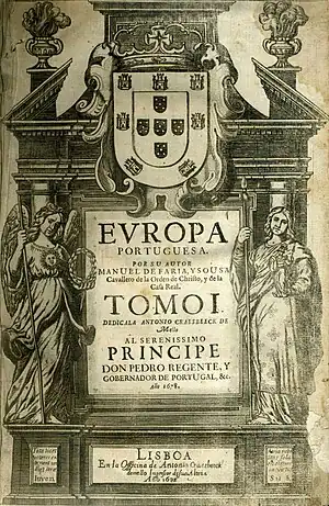 The 1675 Europa Portuguesa, by Manuel de Faria e Sousa