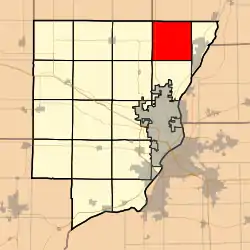 Location in Peoria County