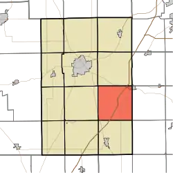 Location in Huntington County