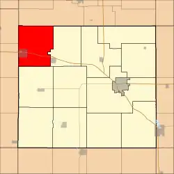 Location in Floyd County