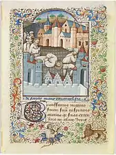 Martyrdom of St Mark the Evangelist. Paris, 1443-1445 (CBL W 082, f.270r)