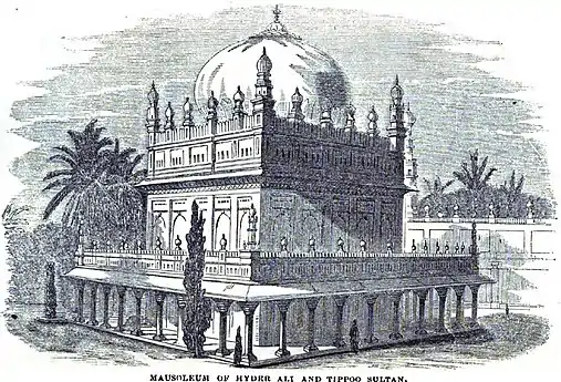 Mausoleum of Hyder Ali and Tipoo Sultan (1858)