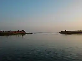 Junction of the Laccadive Sea and Veli Lake.