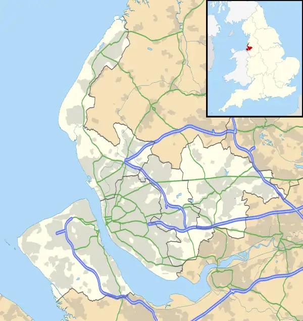 Aintree is located in Merseyside