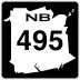 Route 495 marker
