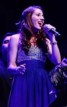 Di Luccio performing at A.R. Rahman's concert in Chennai, India