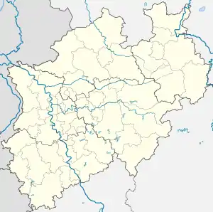 Essen is located in North Rhine-Westphalia