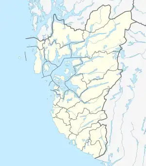Limavatnet is located in Rogaland