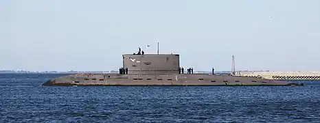 The Polish Kilo-class submarine ORP Orzeł, 26 June 2011