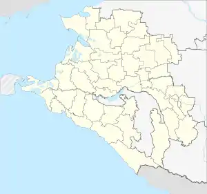 Anapa is located in Krasnodar Krai