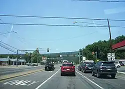Intersection of PA 309 and PA 443 in South Tamaqua