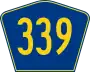 Highway 339 marker