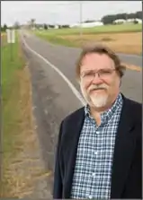 Paul B. Thompson, walking in Michigan.