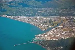 Aerial view of Petone and Seaview