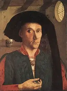 Edward Grimston, by Petrus Christus