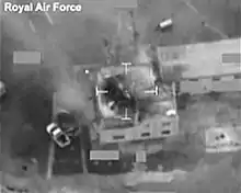 RAF Tornados destroying Libyan radar station