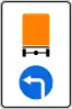 4.9.3 Direction of movement of vehicles with dangerous goods (turn right)