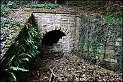 Abandoned (1916) tramway tunnel to Grinkle Mine under Ridge Lane