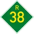Provincial route R38 shield