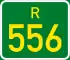 Regional route R556 shield
