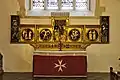 Altar and reredos done as a memorial to Lord Kitchener
