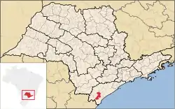 Location in São Paulo state
