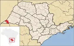 Location in São Paulo state