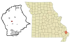 Location of Morley, Missouri