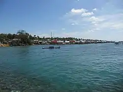 Sea in Tampo Village, Napabalano District, Muna Regency