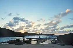Secluded beach in Tierras Nuevas Poniente