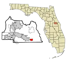 Location in Seminole County and the state of Florida
