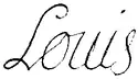 Louis's signature