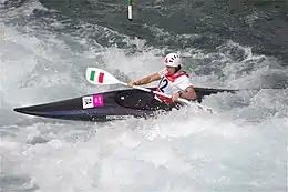 Maria Clara Giai Pron in K-1 semifinal