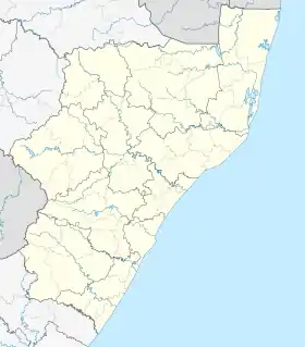 Scottburgh is located in KwaZulu-Natal
